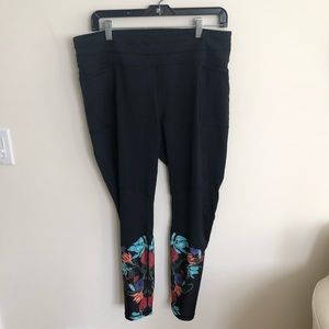 Calia leggings with floral detailing
